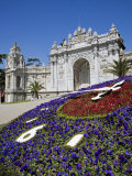 European Influenced Dolmabahce Palace in Istanbul  Turkey  Home of the Ottoman Sultans after 1853