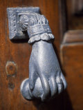 Door Knocker on a House in the Small Hill Top Village of Briones
