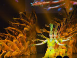 Tang Dynasty Dance and Music Show at the Sunshine Grand Theatre  Xian City  Shaanxi Province  China