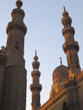 Minarets of Sultan Hassan Mosque and Al Raifi Mosque in Cairo  Egypt