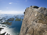 Nordland  Helgeland  Rodoy Island  View of the Surrounding Islands from the 400 Metre High Peak of 