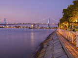 Camden Waterfront and Ben Franklin Bridge  City of Camden  New Jersey