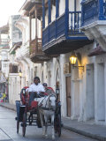 Carriage Through the Ciudad Amurallada  Cartagena  Colombia