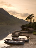 Fly Fishing Boats  Connemara National Park  Connemara  Co  Galway  Ireland