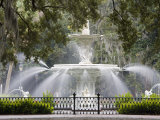 Fountain  Forsyth Park  Savannah  Georgia  United States of America  North America