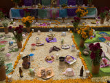 Decorations for the Day of the Dead Festival  Plaza Principal  San Miguel De Allende  Guanajuato