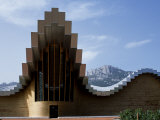 Striking Architecture of Ysios Winery Mirrors Limestone Mountains of Sierra De Cantabria Behind