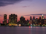 Philadelphia Skyline and Delaware River  Philadelphia  Pennsylvania  United States of America