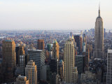 Empire State Building and Manhattan Cityscape in Late Afternoon Light