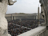 Easter Mass at St Peter's Basilica  Vatican  Rome  Lazio  Italy  Europe