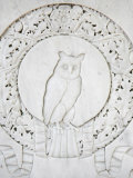 Owl Sculpture at Pere Lachaise Cemetery  Paris  Ile De France  France  Europe