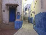Typical Street in Old Town  Rabat  Morocco  North Africa  Africa