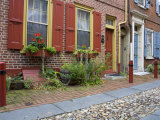 Historic Elfreth's Alley  Old City District  Philadelphia  Pennsylvania