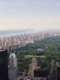 View over Central Park and the Upper West Side Skyline  Manhattan
