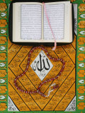 Koran  Rosary and Allah Calligraphy  Paris  France  Europe