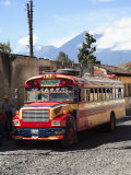 Public Bus  Antigua  Guatemala  Central America