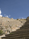 Ollantaytambo  Huge Stone Terraces at the Inca Ruins of Ollantaytambo  the Sacred Valley  Peru