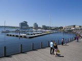 Promenade Along Mermaid Quay  Cardiff Bay  Cardiff  Wales  United Kingdom  Europe