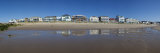 Row of Houses Overlooking the Sea  Sandbanks  Poole  Dorset  England  United Kingdom  Europe