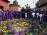 Holy Week Procession  Antigua  Guatemala  Central America