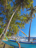 Traditional Indonesian Fishing Boats at the Beach  North Coast  Bali  Indonesia