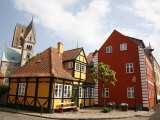 Ribe Historic Center  Ribe  Jutland  Denmark  Scandinavia  Europe