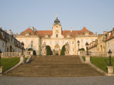 Baroque Valtice Chateau at Sunrise  Valtice  Brnensko Region  Czech Republic  Europe