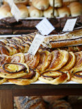 Traditional Danish Pastry at Bager Lucas Bakery in Tonder  Jutland  Denmark  Scandinavia  Europe
