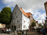Street Scene in Tonder  Jutland  Denmark  Scandinavia  Europe