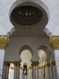 Arches and Columns of the Courtyard of the New Sheikh Zayed Bin Sultan Al Nahyan Mosque
