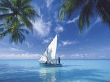 Traditional Dhoni  Maldives  Indian Ocean  Asia