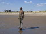 One of the 100 Men of Another Place  also known as the Iron Men  Statues by Antony Gormley