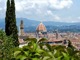 Panoramic View Out over Florence from the Bardini Garden  the Bardini Garden  Florence