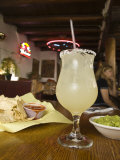 Margarita and Nachos at Maria's Bar and Restaurant  Santa Fe  New Mexico