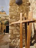 Stations of the Cross on Via Dolorosa  Old City  Jerusalem  Israel  Middle East