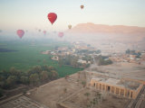 Balloons Near Valley of the Kings  Luxor  Egypt  North Africa  Africa