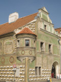 Renaissance Building at Zachariase Z Hradce Square  Telc  Jihlava Region  Czech Republic  Europe