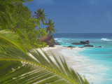 Empty Beach  Seychelles  Indian Ocean  Africa