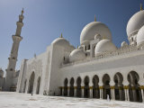 Courtyard  Domes and Minarets of the New Sheikh Zayed Bin Sultan Al Nahyan Mosque  Grand Mosque
