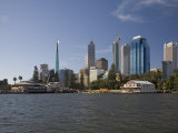 City Centre from the Swan River  Perth  Western Australia  Australia  Pacific