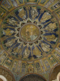 The Mosaic Ceiling of the 5th Century Battistero Neoniano  Ravenna  Emilia-Romagna