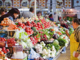 Fruit and Vegetable Stands  Bessarabsky Rynok Market  Kiev  Ukraine  Europe