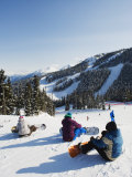 Snowboarders at Whistler Mountain Resort