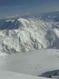 View of 14000 Ft Camp with Mount Hunter in Distance  Denali National Park  Alaska