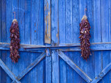 Chilli Ristra Hanging in Old Town Albuquerque  New Mexico