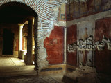 Interior court of Roman villa on Mount Coressos  Ephesus  Turkey