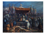 Richard the Lionheart  1157-99 King of England  Surrendering to Saladin