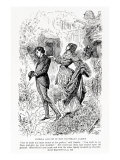 Estella and Pip in Miss Havisham's Garden  Illustration from Great Expectations