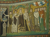 Mosaic Detail Within the Chiesa Di San Vitale  Ravenna  Emilia-Romagna