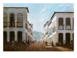 Street in Town of Desterro  Brazil